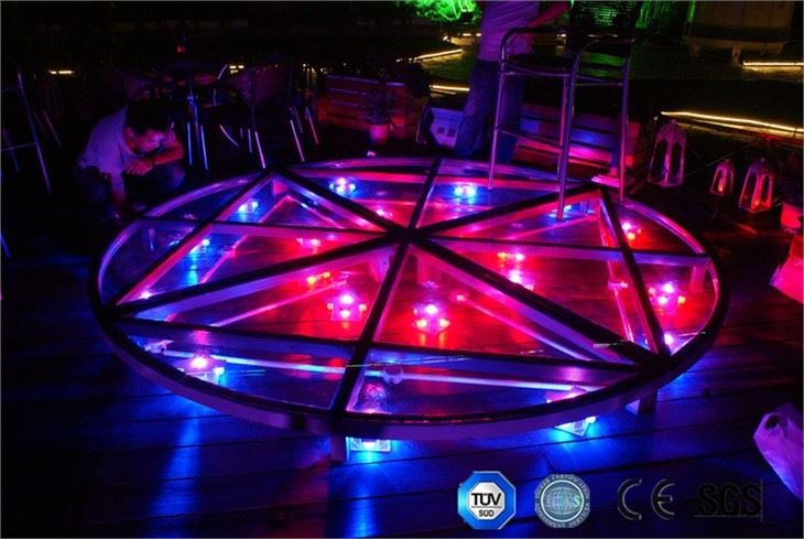 3m Diameter Circle Plexiglass Stage